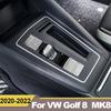 For VW Golf 8 MK8 Rline R GTI 2022 Car Interior Gear Shift Knob Handbrake Auto Hold Button P Switch Sticker Strip Trim