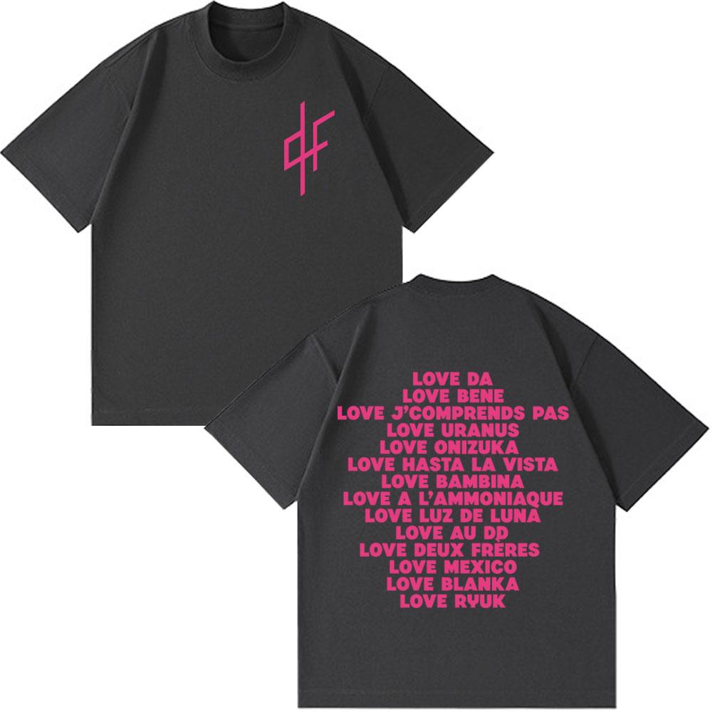 I Love Pnl Fashion Graphic Print Harajuku Tshirt Unisex Unisex Hip Hop Fashion Tshirt Aesthetic Trend Loose Casual Cotton T Shirts