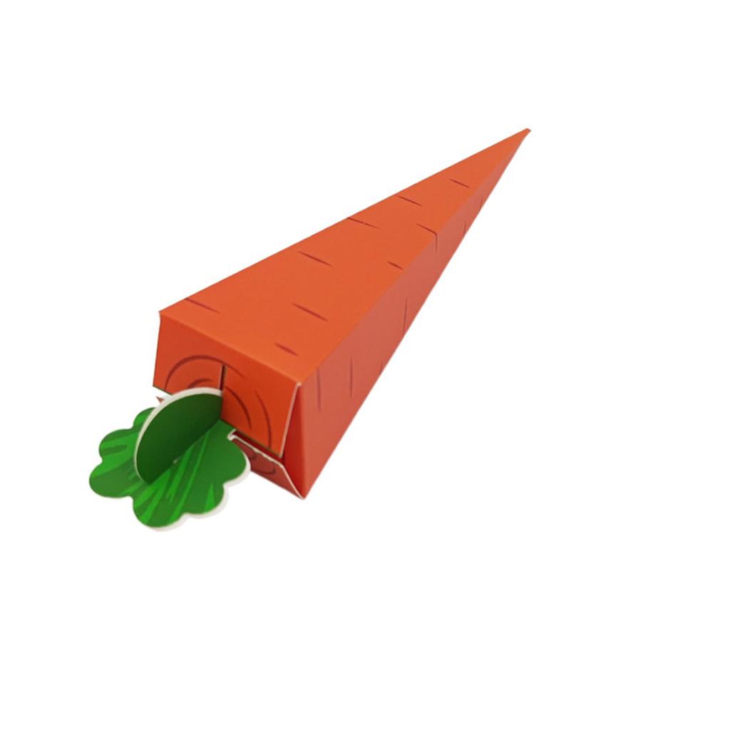 50Pieces Carrot Snack Box Gift Boxes Carrot Theme Candy Box Carrot Celebration Box Suitable for Treats and Candy