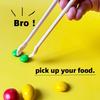 Cute Palm Chopsticks for Kids Beginners Practical Baby Eating Chopstick Learning Training Helper for Improving Hand-eye Coordination