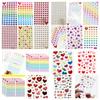 Love Heart Stickers(10ea Each) - 19 Options (Three-Dimensional/Korean/Decoration/DIY Scrapbooking)