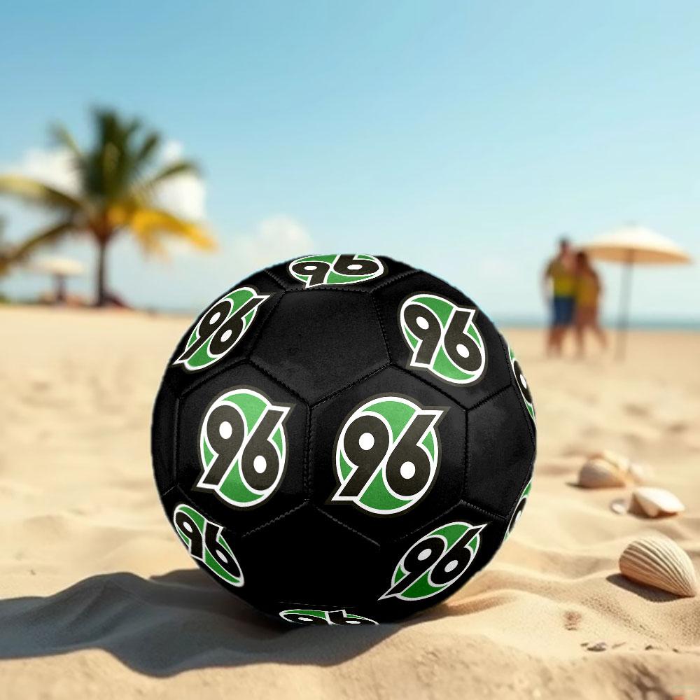 Hannover 96 FC Size 5 Soccer Ball, Machine-Stitched PVC, Durable & High Bounce, All Ages Fit, fan merchandise, matches & outdoor use.