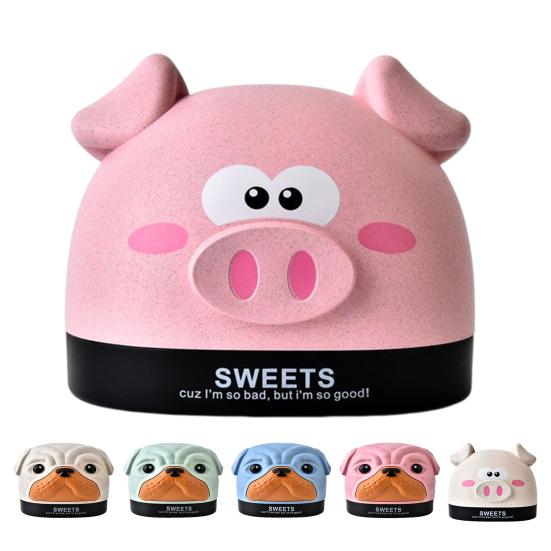 Практичная съемная многоцелевая коробка для салфеток с милыми мультяшными собаками, держатель для туалетной бумаги, офисные принадлежности, контейнер для салфеток