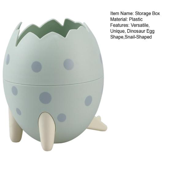 Подставка для ручек в виде яйца динозавра, съемная подставка для ручек, милый органайзер для рабочего стола в форме улитки для канцелярских товаров, кистей для макияжа, многофункциональный ящик для хранения канцелярских товаров