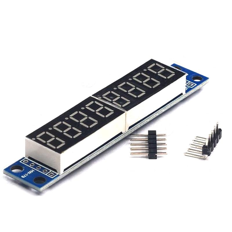 MAX7219 CWG 8-Digit Digital Tube Display Control Module Red Three IO for Arduino