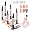 Gel Nail Polish Kit with One-Step Gel, Base Coat, No-Wipe Top Coat, 3-in-1 Builder Gel, Cure Lamp Included, Quick Curing, Long-Lasting