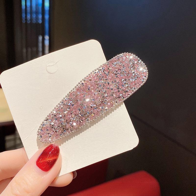 Красивые блестящие шпильки со стразами, креативные прямоугольные заколки для волос, женские аксессуары для волос