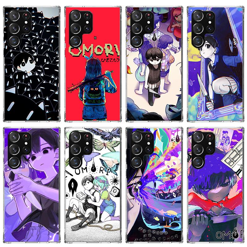Game O-Omori Cartoon Phone Case For Samsung Galaxy S26 S25 Edge S24 S23 Ultra S22 Plus S21 S20 FE Soft TPU Back Cover Funda Gala
