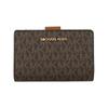 Кошелек из ПВХ-кожи с логотипом Женский кошелек Коричневый D35F8GTVF2B-BROWN