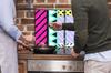 GLASS CUTTING BOARD PLATE 2x40x52 PATTERN
