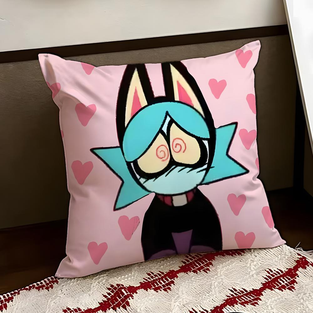 Anime PPSYCHO CCUTIESS Cushion Cover Reversible Soft Durable Pillow Cover Home  Car MultiScene Use for Daily Comfort