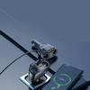KC-01 Двойное USB автомобильное зарядное устройство со смарт-дисплеем, быстрая зарядка QC3.0, многофункциональный адаптер прикуривателя