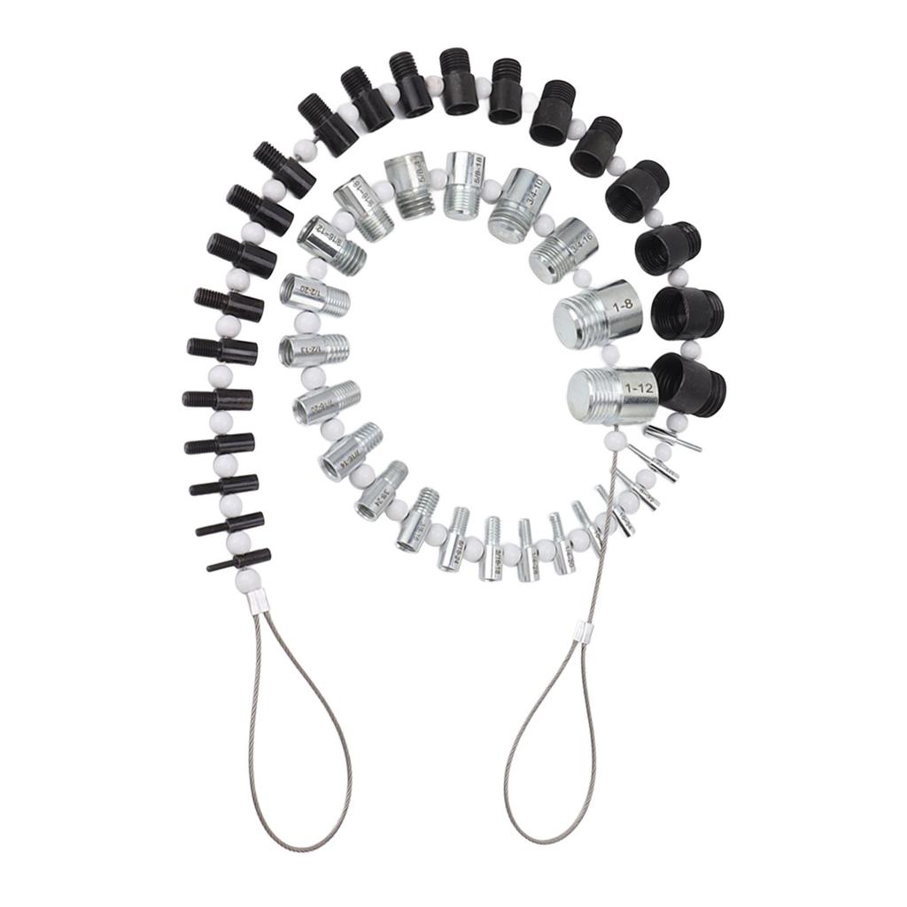 Nut and Bolt Thread Checker 44 Male Female Thread Identifier Gauges 23 Inch and 21 Metric Sizes