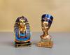 Cross-Border Egyptian Mummy Pyramid Figurine - Pharaoh Coffin Souvenir Craft Ornament