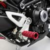 Регулируемый комплект подножек LEDISHUN для Kawasaki ZX-25R, ZX-4R, ZX-4RR, Ninja 250, Ninja 400, Z250 и Z400 (красный)