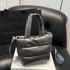Adjustable Strap Puffy Handbag Large Capacity Tote Bag Gift Puffer Crossbody Bag  Travel