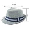 Мужской цилиндр среднего и пожилого возраста, летняя солнцезащитная пляжная шляпа, соломенная джазовая шляпа
