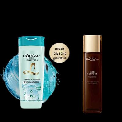 Набор шампунь с гиалуроновой кислотой L'Oreal и восстанавливающая сыворотка с трюфелем