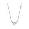 Baen Silver Pink Necklace Tnssvp11657S
