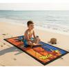 Drap de plage Dragon Ball Super - Son Goku -70 x 140 cm - Couleur:Orange Taille:Taille Unique - Orange