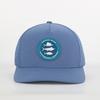 Factory Direct Sporty 5-Panel Mesh Vented Fishing Hat 100% Polyester Adjustable Pacific Tails Offshore Series Baseball Cap OEM