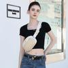 Women's Fanny Pack Trend Outdoor Leisure Commuting Fashion Chest Bag Women's Solid Color Design Sense Crossbody Bag
