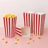20/50pcs Popcorn Box Buckets Fries Cup Movie Night Kids Birthday Party Favors Snack Container Bag Wedding Christmas Supplies Party Decoration Props