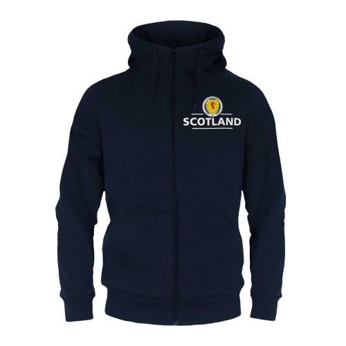 Scotland FA Mens Fleece Full Zip Hoodie