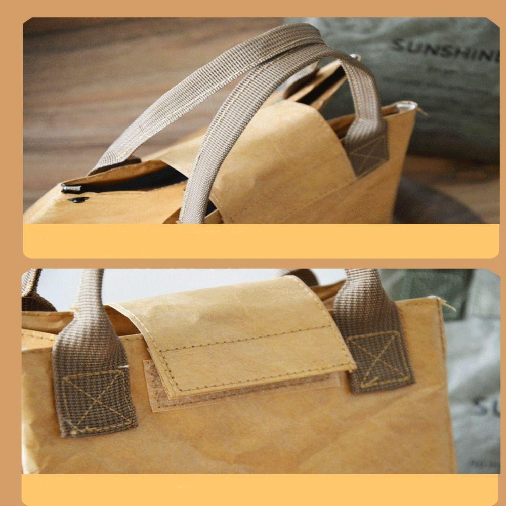 Waterproof Outdoor Picnic Storage Bag Dupont Paper Tote Bag Lunch Bag