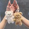 Cartoon Magnetic Bear Pendant Magnetic Bear Plush Pendant Cartoon Bear Key Chain  Kids