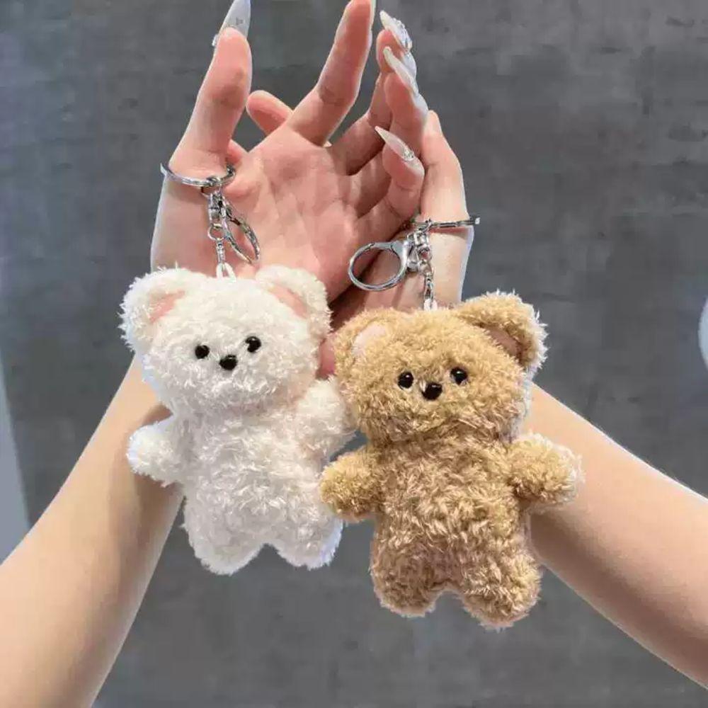 Cartoon Magnetic Bear Pendant Magnetic Bear Plush Pendant Cartoon Bear Key Chain Kids