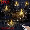 120/200 LED DIY Fireworks LED Fairy String Light Remote Control Garland for Outdoor Christmas Decoration (not Include Battery)