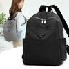 Women's Solid Color Backpack Student Schoolbag Oxford Cloth Travel Small Backpack