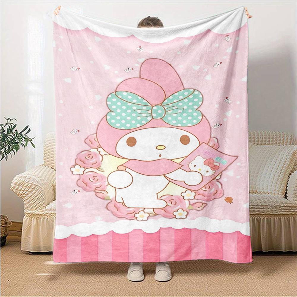 1 шт. Плед My Melody Hello Kitty Легкий фланелевый плед для дивана кровати путешествий кемпинга гостиной офиса дивана кресла