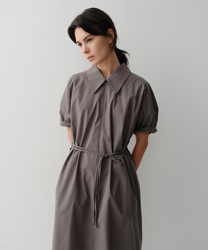 Ia Drawstring Dress (Taupe)