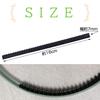 ZERONOWA Headband Rubber Hair Accessory Parts Handmade Anti-Slip (7mm/10 Pieces)