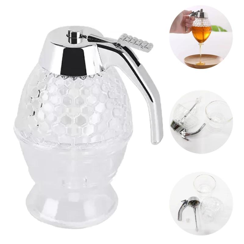 200 мл большой емкости ромбовидный дозатор меда многофункциональный флакон для масла дозаторы уксуса и соуса кухонный инструмент