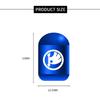 LAX4 Car Air Valve Tyre Stem Caps Ccover Decor Parts for Skoda Rapid Yeti Karoq Fabia 2 Superb Felicia Kodia Kamiq Octavia A7 Tour