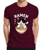 Raunisex Кошачья Лапша Еда Японский Забавный Подарок Винтажный Унисекс Футболка