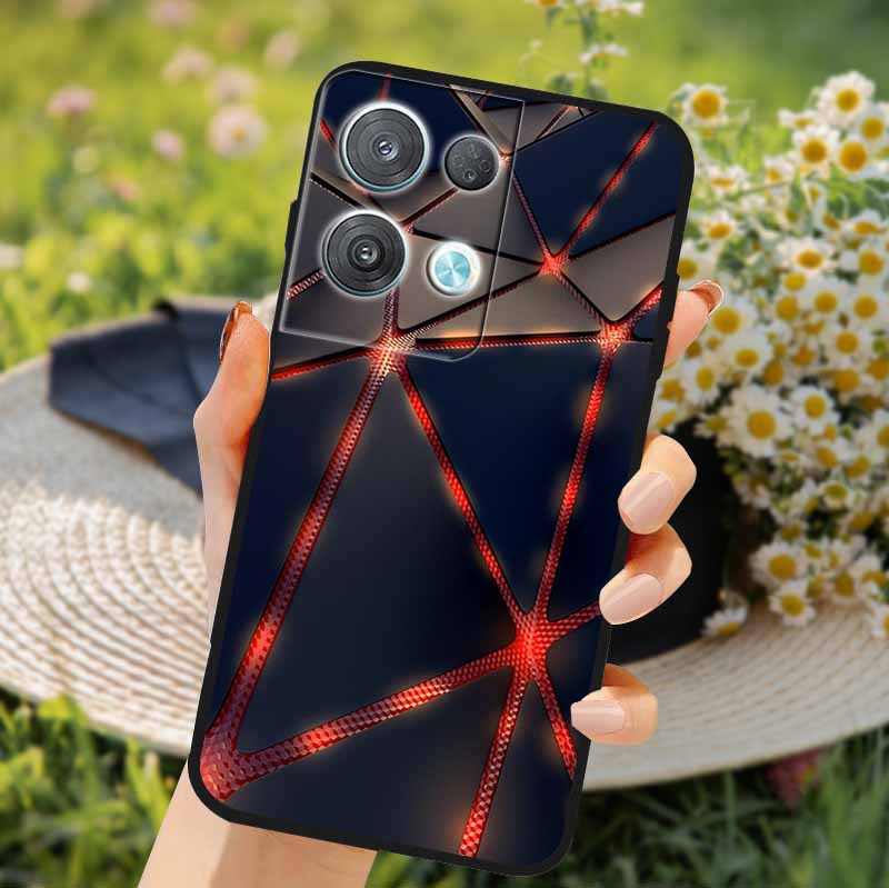 Чехлы для OPPO Reno 8 Pro 5G Модные Мягкие Силиконовые TPU Ударопрочные Задние Крышки Для OPPO Reno8 Pro + Плюс Чехол для Телефона Защитный Couqe