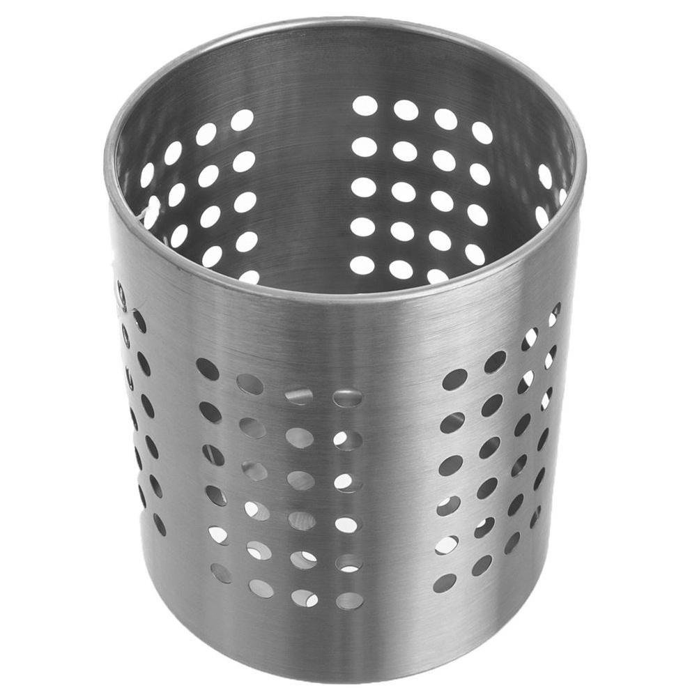 Stainless Steel Cutlery Drainer and Kitchen Utensil Holder 12x13cm