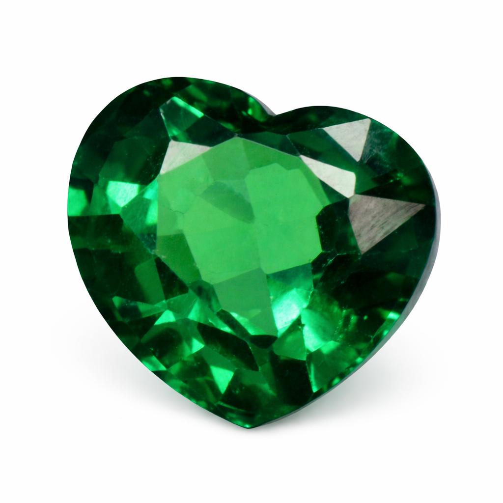 9.65 Ct NATURAL Garnet GREEN Heart Cut Loose Gemstone