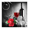 Kitchen Wall Art Decor Pictures Red Wine Glass Rose Painting On Canvas Poster and Prints Home Decoration Dining Room Restaurant