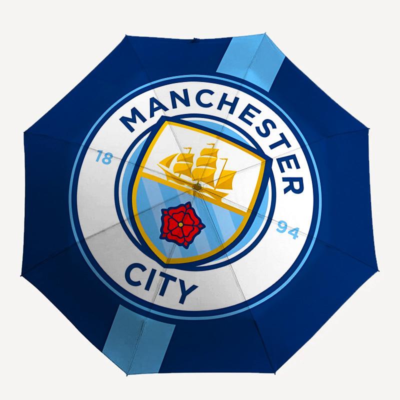 , Football Club Automatic Opening and Closing, 8 rib Structure Portable Umbrella, Suitable for Men and Women in All Seasons Perfect Gift fo