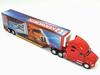 Kinsmart Грузовик с контейнерным полуприцепом Kenworth T700, масштаб 1/68, литая модель, с инерционным механизмом, литая модель автомобиля (красный)