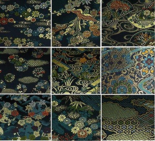 Чайная церемония, принадлежности для вводной чайной церемонии Urasenke Nishijin, большой размер, карман для сладостей, в комплекте, мужской, набор, плетеный, сложенный втрое, (фукуса (чистый