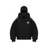 Sweatshirt Hooded Y2K Men Winter Warm Mask Zipper Design Sports Jacket Ninja Zipper Black Hoodie Embroidery Graphic