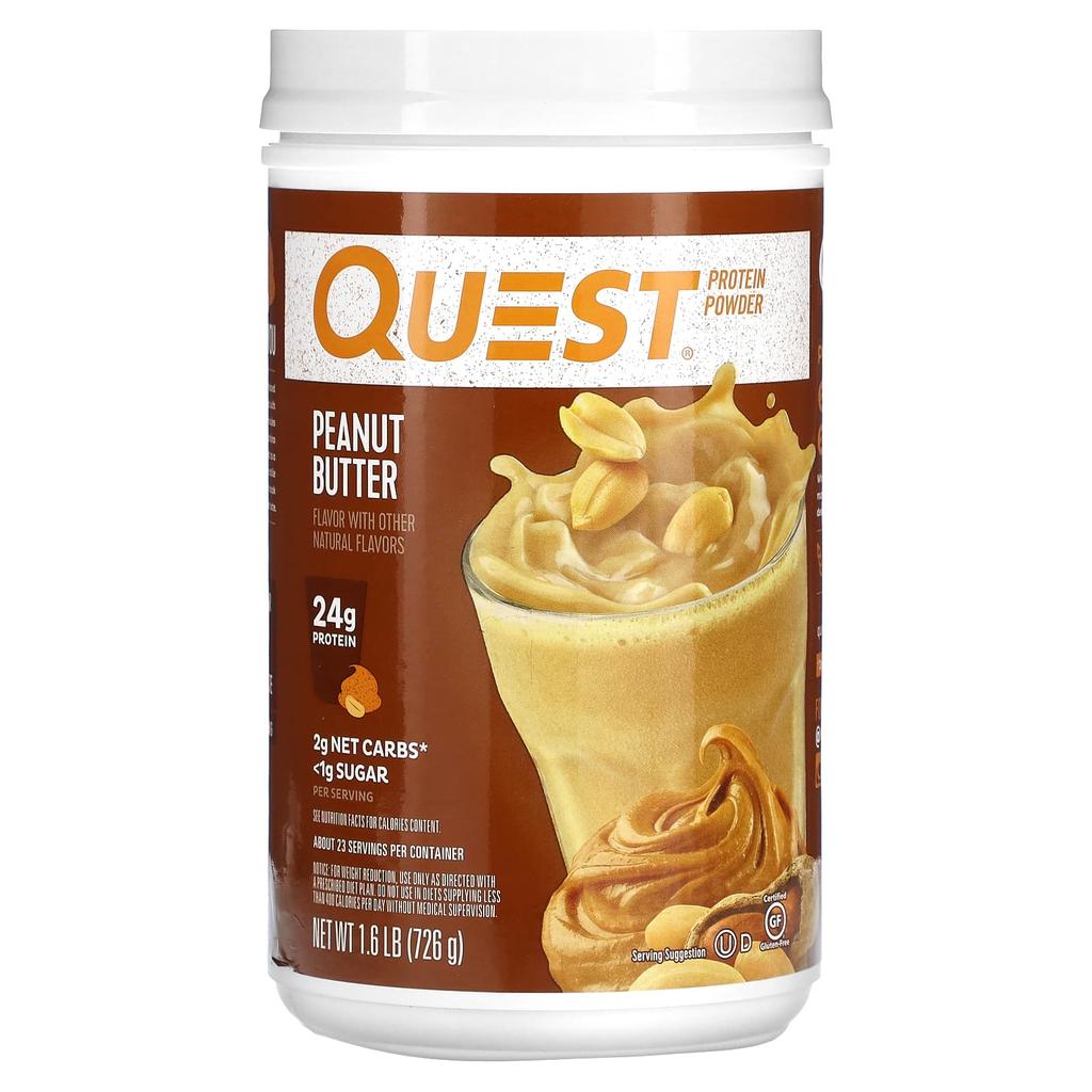 Quest Nutrition Protein Powder, Peanut Butter, 1.6 Lb (726 G)