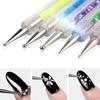 5pcs/Set Nail Art Dual End Acrylic Brush Kit Carving Brush Dotting Pen Manicure Tool