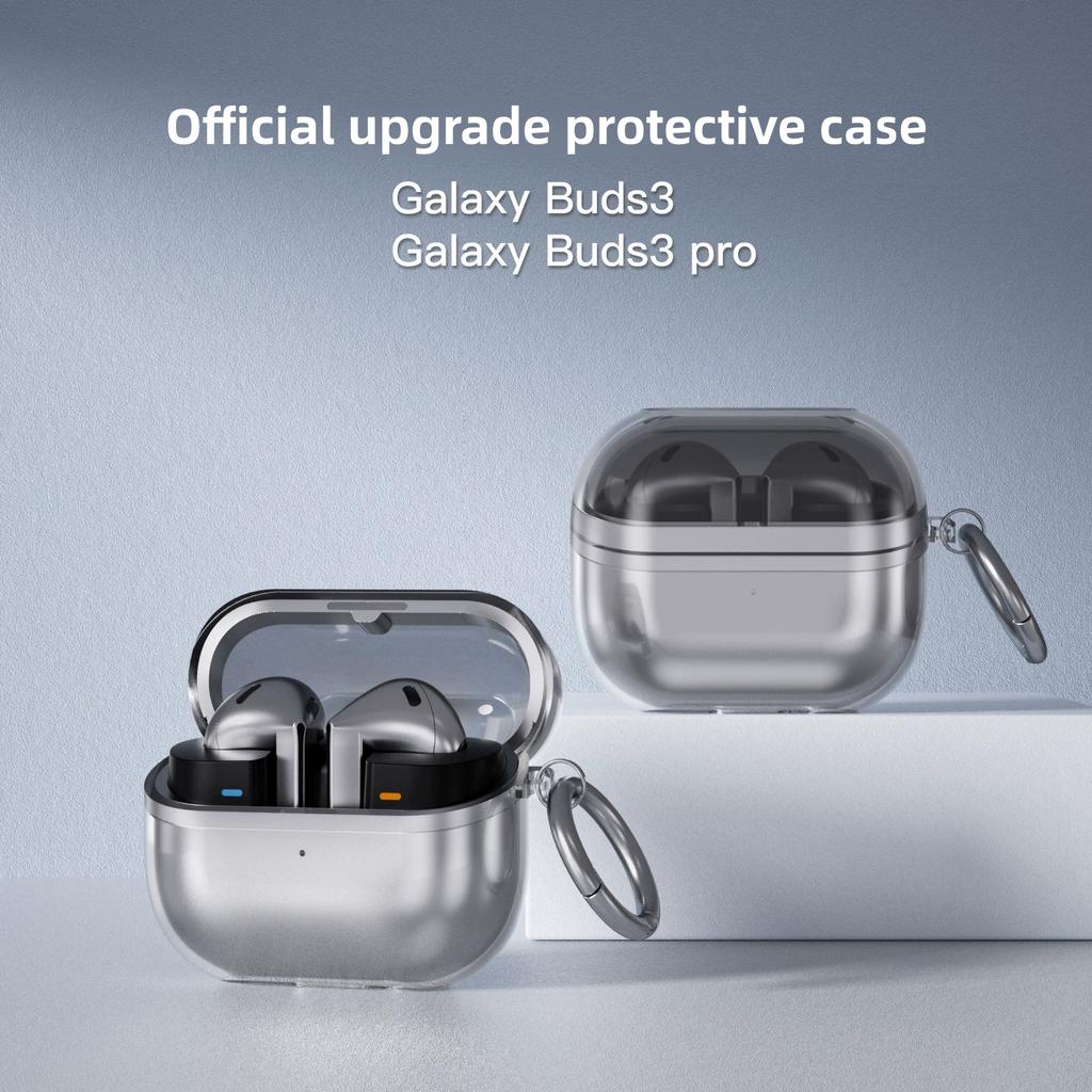 Чехол для Samsung Galaxy Buds 3 Pro Прозрачный чехол для наушников для Samsung Galaxy Buds 3 / Buds 3 Pro Ударопрочный защитный чехол